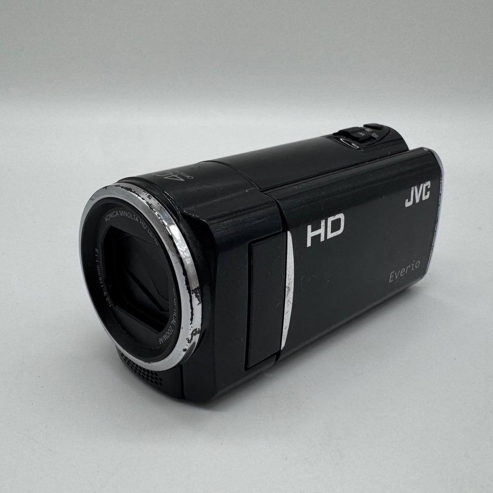 JVC Everio GZ-HM30BU HD Camcorder Black 40x Optical Zoom Untested For Parts